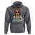 Funny Lausmadl Oktoberfest Hoodie Bavarian Girl with Braids Sunnies and Sass - Wonder Print Shop