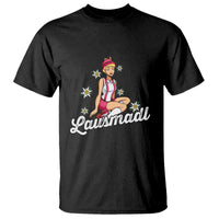 Bavarian Pin Up Girl Lausmadl T Shirt Oktoberfest Edelweiss Flowers - Wonder Print Shop