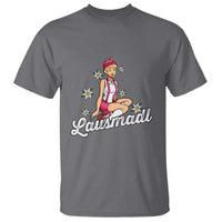 Bavarian Pin Up Girl Lausmadl T Shirt Oktoberfest Edelweiss Flowers - Wonder Print Shop