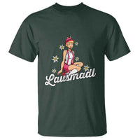 Bavarian Pin Up Girl Lausmadl T Shirt Oktoberfest Edelweiss Flowers - Wonder Print Shop