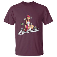 Bavarian Pin Up Girl Lausmadl T Shirt Oktoberfest Edelweiss Flowers - Wonder Print Shop