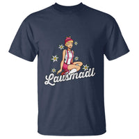Bavarian Pin Up Girl Lausmadl T Shirt Oktoberfest Edelweiss Flowers - Wonder Print Shop