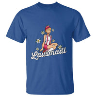 Bavarian Pin Up Girl Lausmadl T Shirt Oktoberfest Edelweiss Flowers - Wonder Print Shop