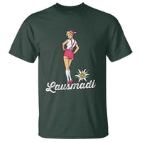 Retro Bavarian Pin Up Girl Lausmadl T Shirt Oktoberfest Edelweiss Flower - Wonder Print Shop