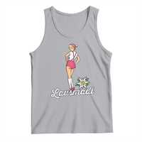 Retro Bavarian Pin Up Girl Lausmadl Tank Top Oktoberfest Edelweiss Flower - Wonder Print Shop