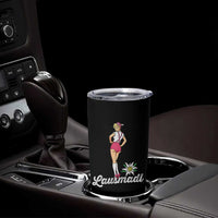 Retro Bavarian Pin Up Girl Lausmadl Tumbler Cup Oktoberfest Edelweiss Flower - Wonder Print Shop