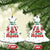 Santa Christmas Ceramic Ornament Theres Some Hos In This House Funny Xmas Vibe - Wonder Print Shop