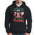 Christmas Santa Hoodie Theres Some Hos In This House Funny Xmas - Wonder Print Shop