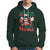 Christmas Santa Hoodie Theres Some Hos In This House Funny Xmas - Wonder Print Shop
