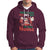 Christmas Santa Hoodie Theres Some Hos In This House Funny Xmas - Wonder Print Shop