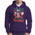 Christmas Santa Hoodie Theres Some Hos In This House Funny Xmas - Wonder Print Shop