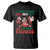 Christmas Santa T Shirt Theres Some Hos In This House Funny Xmas - Wonder Print Shop