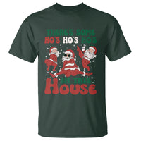 Christmas Santa T Shirt Theres Some Hos In This House Funny Xmas - Wonder Print Shop