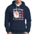 Christmas Pink Santa Hoodie Theres Some Hos In This House Retro Xmas Vibe - Wonder Print Shop