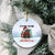 Black Cat Christmas Ceramic Ornament It's Fine I'm Fine Everything Is Fine Xmas Light Funny Xmas Vibe - Wonder Print Shop