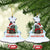 Black Cat Christmas Ceramic Ornament It's Fine I'm Fine Everything Is Fine Xmas Light Funny Xmas Vibe - Wonder Print Shop