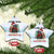 Black Cat Christmas Ceramic Ornament It's Fine I'm Fine Everything Is Fine Xmas Light Funny Xmas Vibe - Wonder Print Shop