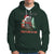 Christmas Black Cat Hoodie It's Fine I'm Fine Everything Is Fine Xmas Light Funny - Wonder Print Shop