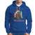 Christmas Black Cat Hoodie It's Fine I'm Fine Everything Is Fine Xmas Light Funny - Wonder Print Shop