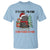 Christmas Black Cat T Shirt It's Fine I'm Fine Everything Is Fine Xmas Light Funny - Wonder Print Shop