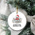 Skeleton Christmas Ceramic Ornament It's Fine I'm Fine Everything Is Fine Xmas Light Funny Xmas Vibe - Wonder Print Shop