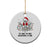 Skeleton Christmas Ceramic Ornament It's Fine I'm Fine Everything Is Fine Xmas Light Funny Xmas Vibe - Wonder Print Shop