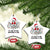 Skeleton Christmas Ceramic Ornament It's Fine I'm Fine Everything Is Fine Xmas Light Funny Xmas Vibe - Wonder Print Shop