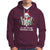 Christmas Skeleton Hoodie It's Fine I'm Fine Everything Is Fine Xmas Light Funny - Wonder Print Shop