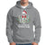Christmas Skeleton Hoodie It's Fine I'm Fine Everything Is Fine Xmas Light Funny - Wonder Print Shop