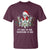Christmas Skeleton T Shirt It's Fine I'm Fine Everything Is Fine Xmas Light Funny - Wonder Print Shop