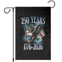 250 Years of American Freedom Garden Flag Bald Eagle USA Flag 1776 to 2026 Patriotic - Wonder Print Shop
