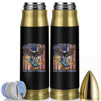 Military Navy 250th Anniversary Bullet Tumbler Forged of Salt and Steel Patriotic Eagle Anchor American Flag - Wonder Print Shop
