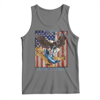 Military Navy 250th Anniversary Tank Top Forged of Salt and Steel Patriotic Eagle Anchor American Flag - Wonder Print Shop