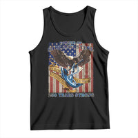 Military Navy 250th Anniversary Tank Top Forged of Salt and Steel Patriotic Eagle Anchor American Flag - Wonder Print Shop