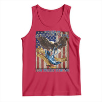 Military Navy 250th Anniversary Tank Top Forged of Salt and Steel Patriotic Eagle Anchor American Flag - Wonder Print Shop
