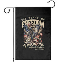 250 Years of Freedom Eagle Garden Flag US 250th Anniversary American Semiquincentennial 2026 Patriotic - Wonder Print Shop