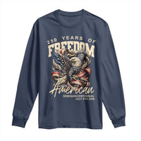 250 Years of Freedom Eagle Long Sleeve Shirt US 250th Anniversary American Semiquincentennial 2026 Patriotic - Wonder Print Shop
