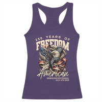 250 Years of Freedom Eagle Racerback Tank Top US 250th Anniversary American Semiquincentennial 2026 Patriotic - Wonder Print Shop