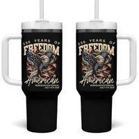 250 Years of Freedom Eagle Tumbler With Handle US 250th Anniversary American Semiquincentennial 2026 Patriotic - Wonder Print Shop