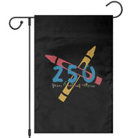 250 Years of Eating Crayons Garden Flag Funny Military Crayon Joke Veterans Marines - Wonder Print Shop