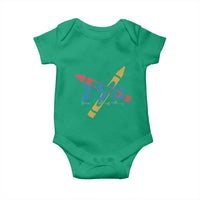 250 Years of Eating Crayons Baby Onesie Funny Military Crayon Joke Veterans Marines - Wonder Print Shop
