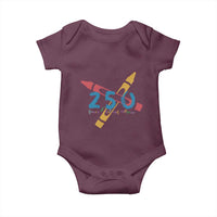 250 Years of Eating Crayons Baby Onesie Funny Military Crayon Joke Veterans Marines - Wonder Print Shop