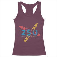 250 Years of Eating Crayons Racerback Tank Top Funny Military Crayon Joke Veterans Marines - Wonder Print Shop
