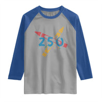 250 Years of Eating Crayons Raglan Shirt Funny Military Crayon Joke Veterans Marines - Wonder Print Shop