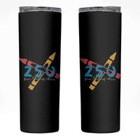 250 Years of Eating Crayons Skinny Tumbler Funny Military Crayon Joke Veterans Marines - Wonder Print Shop