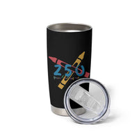 250 Years of Eating Crayons Tumbler Cup Funny Military Crayon Joke Veterans Marines - Wonder Print Shop
