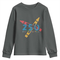 250 Years of Eating Crayons Youth Sweatshirt Funny Military Crayon Joke Veterans Marines - Wonder Print Shop
