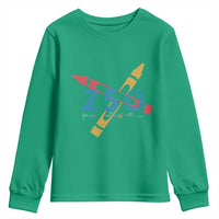 250 Years of Eating Crayons Youth Sweatshirt Funny Military Crayon Joke Veterans Marines - Wonder Print Shop