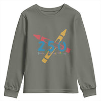 250 Years of Eating Crayons Youth Sweatshirt Funny Military Crayon Joke Veterans Marines - Wonder Print Shop