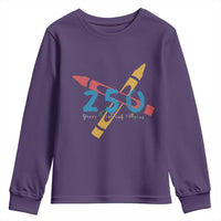 250 Years of Eating Crayons Youth Sweatshirt Funny Military Crayon Joke Veterans Marines - Wonder Print Shop